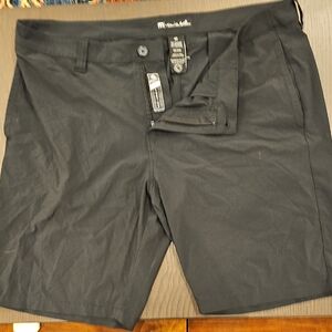 Travis Matthews Men's Charcoal Flat Front Golf Shorts